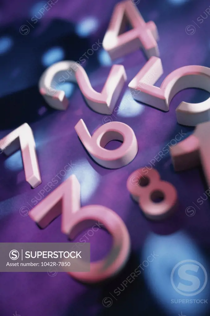 Close-up of numbers