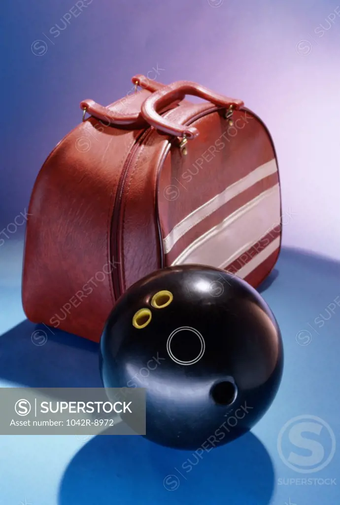 Bowling ball and a bag
