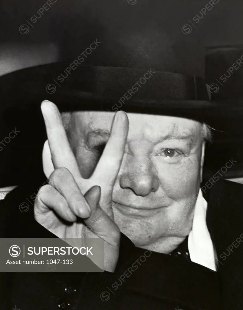 Winston Churchill British Prime Minister (1874-1965)