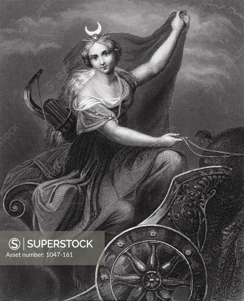 Diana, Roman Goddess of the Hunt and Moon 