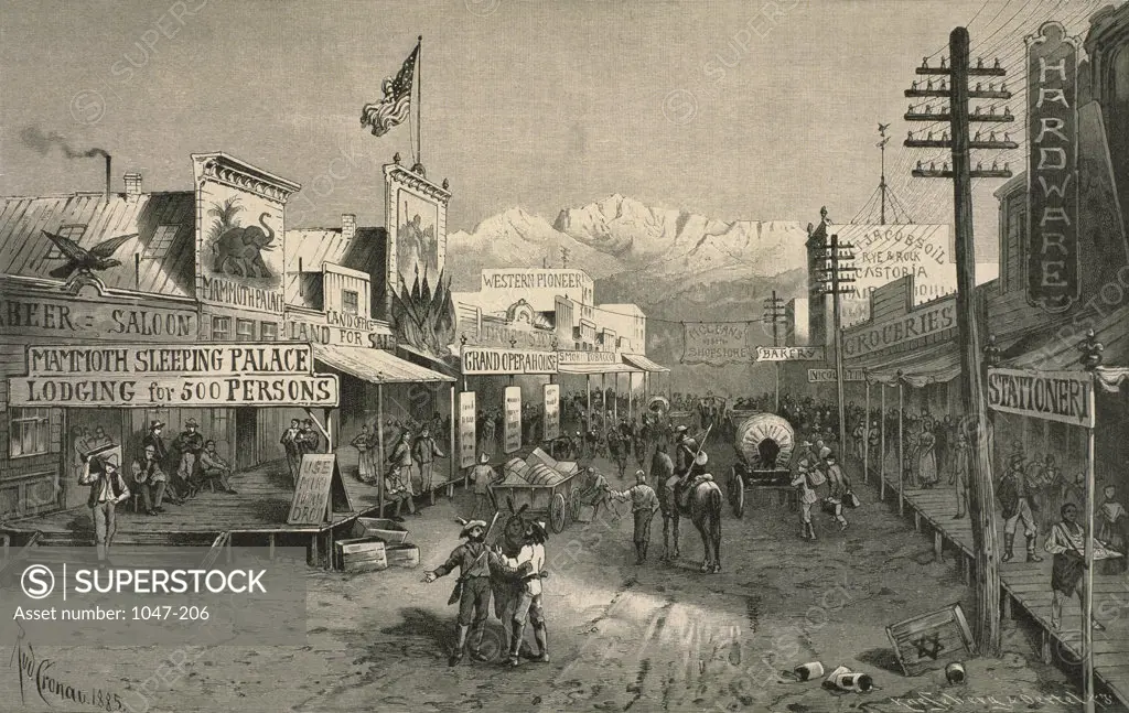 The American West, ca.1885