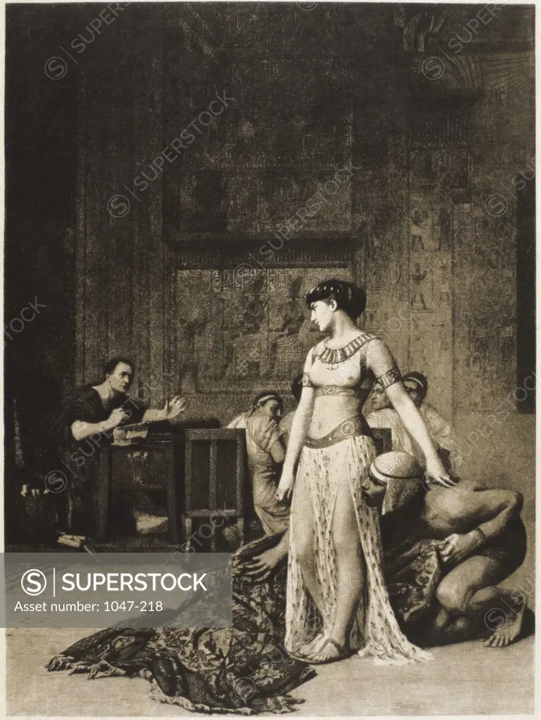 Cleopatra before Caesar  Artist Unknown 