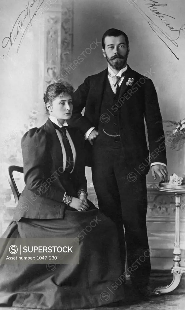 Czar Nicholas II and Czarina Alexandra of Russia