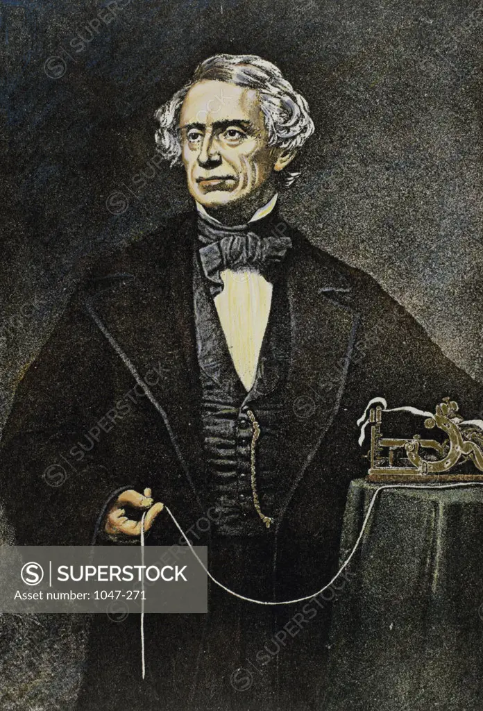 Samuel Morse (1791-1872)  American Inventor & Artist Stock Montage, Inc. 
