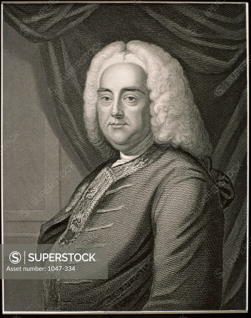 George Friederic Handel  British Composer (1685-1759) Artist Unknown   
