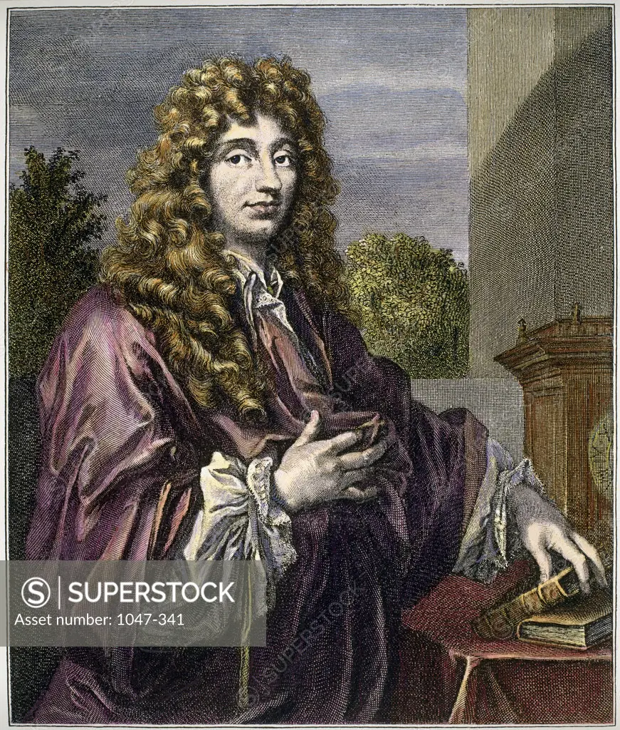 Christian Huygens (1629-1695) Dutch Mathematician, Physicist, Astronomer   Stock Montage, Inc. 