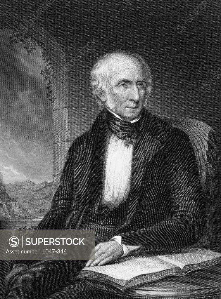 William Wordsworth (1770-1850) English Poet  Stock Montage, Inc. 