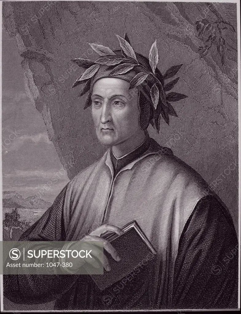 Dante Aligheri (1265-1321)  Italian Poet  Stock Montage, Inc. 