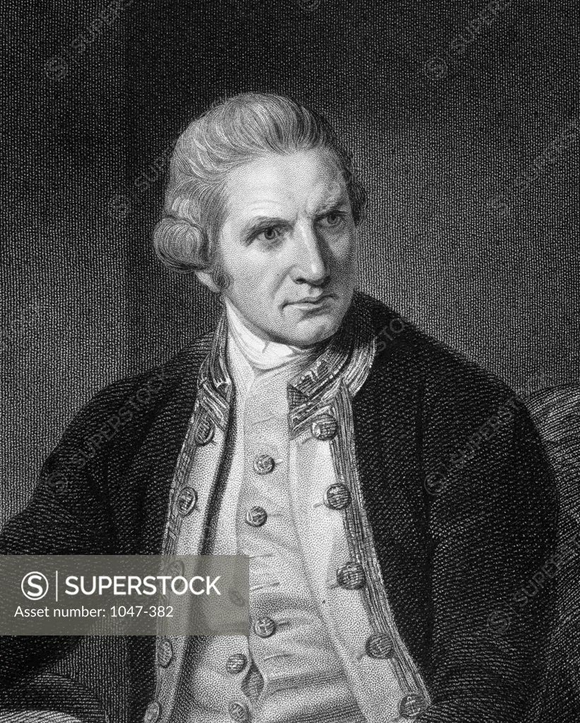 James Cook (1728-1779)  English Mariner and Explorer  Stock Montage, Inc. 