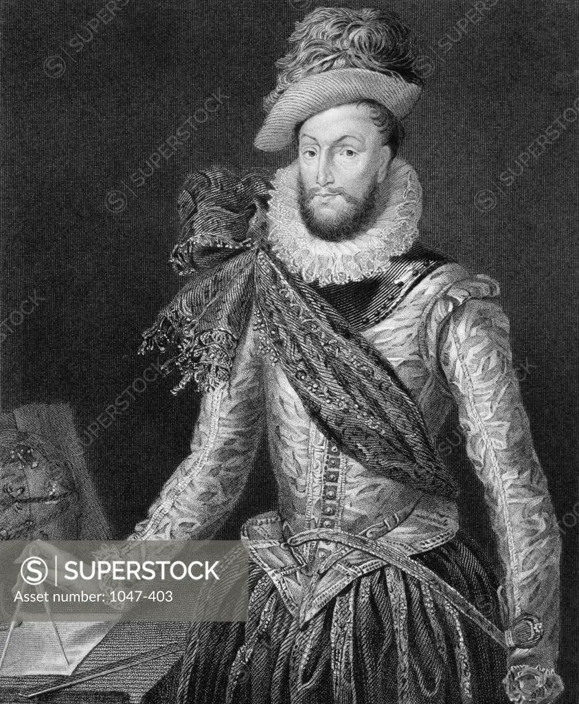 Sir Walter Raleigh (1554-1618)  British Navigator  Stock Montage, Inc. 