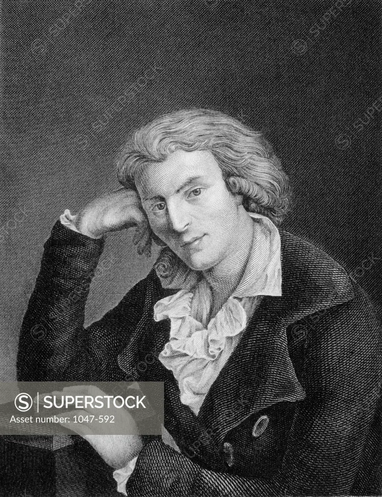 Friedrich von Schiller (1759-1805) German Poet, Playwright and Critic Artist Unknown