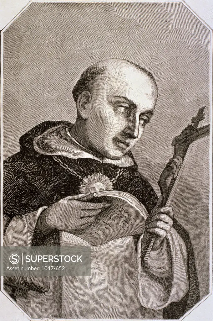 Saint Thomas Aquinas (1225-1274) Italian Theologian and Philosopher Artist Unknown 