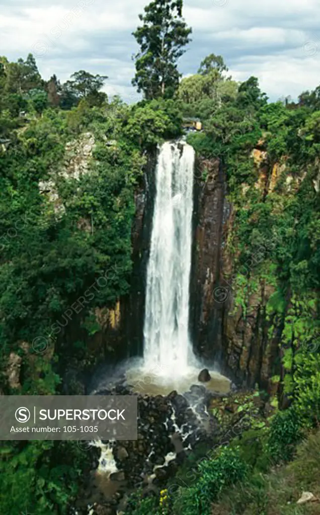 Waterfall in a forest, Thomson's Falls, Nyahururu, Kenya