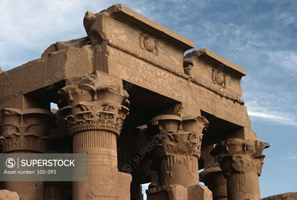 Ruins of a temple, Temple Of Kom Ombo, Kom Ombo, Egypt