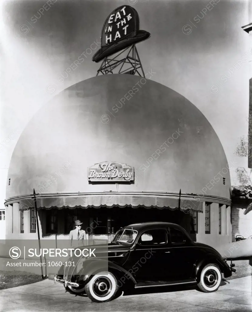 Brown Derby Restaurant Los Angeles California, USA 1936