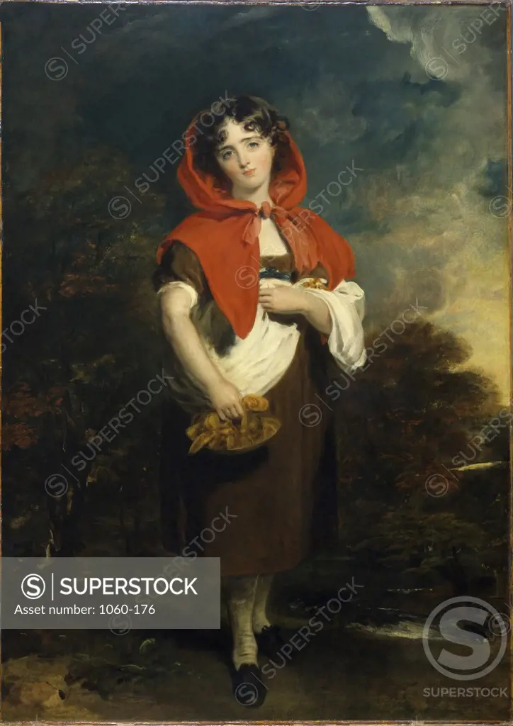 Emily Anderson: Little Red Riding Hood  ca. 1821  Thomas Lawrence (1769-1830 British) Oil on canvas The Huntington Library, Art Collections, and Botanical Gardens, San Marino, California, USA