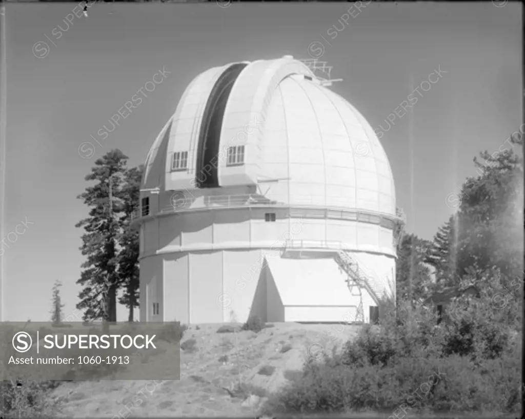 COMPLETED 100-INCH TELESCOPE DOME AS SEEN FROM THE SOUTH.