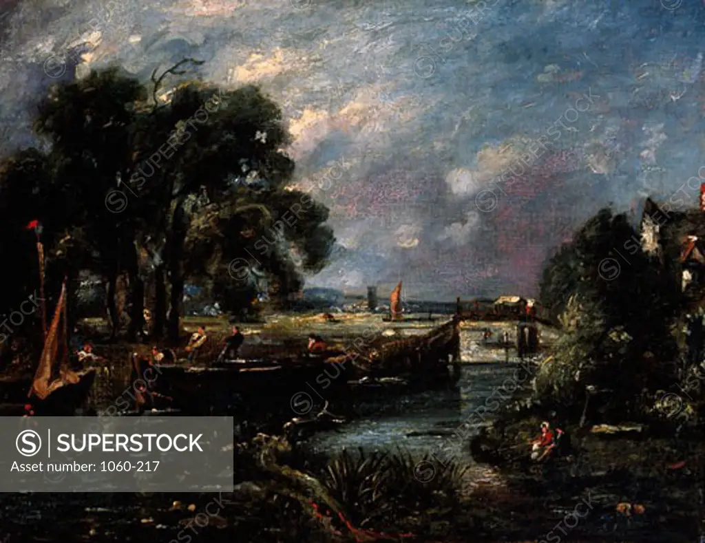 Barges on the Stour John Constable (1776-1837 British) The Huntington-San Marino, California 