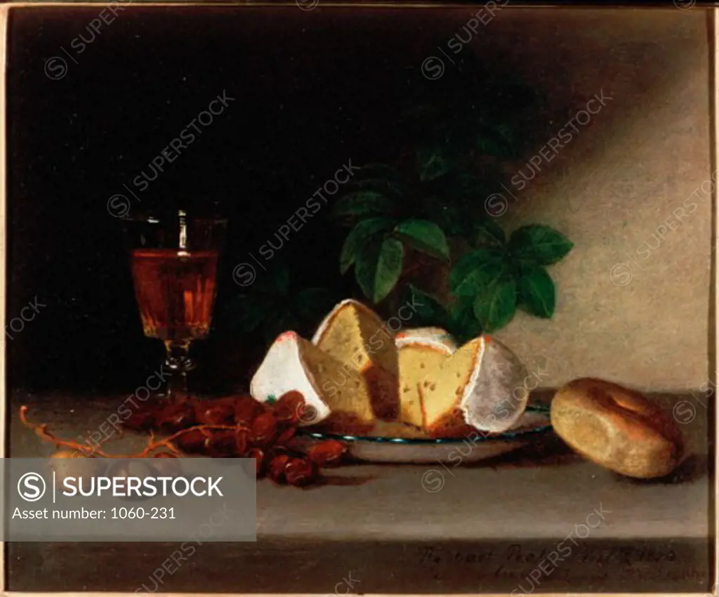 Still Life: Wine Cakes and Nuts 1819 Raphaelle Peale (1774-1825 American) The Huntington-San Marino, California 