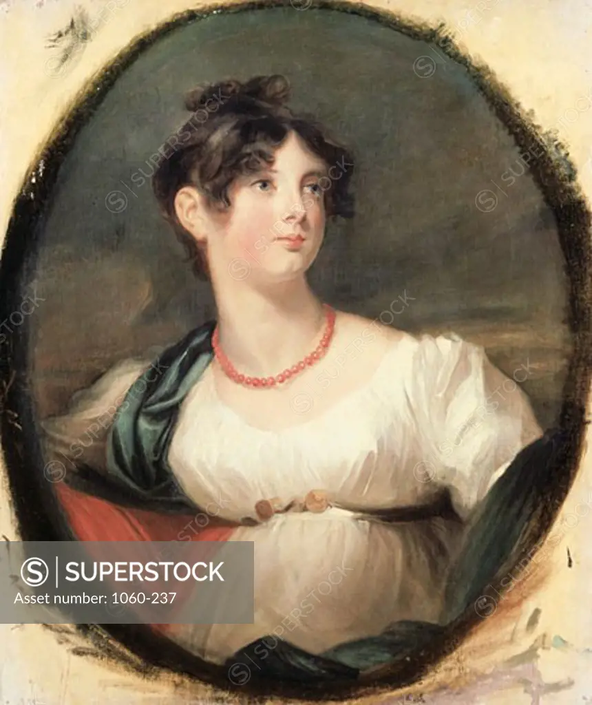 Mrs. Bishop Attributed to Thomas Lawrence Oil On Canvas The Huntington Library, Art Collections and Botanical Gardens, San Marino, CA