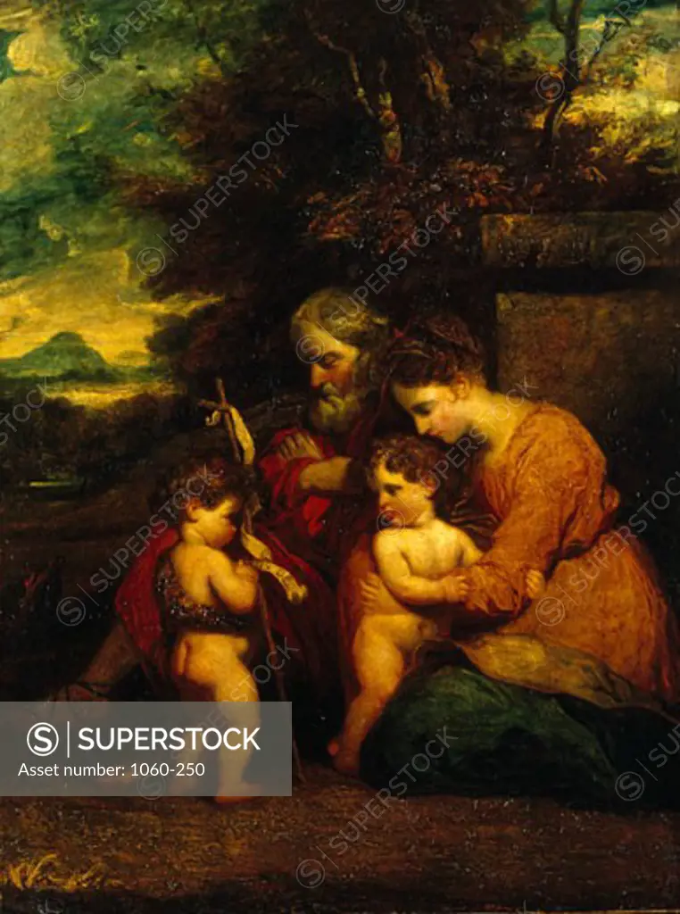 The Holy Family, Joshua Reynolds (After), Oil on canvas, The Huntington Library, Art Collections, and Botanical Gardens, San Marino, California