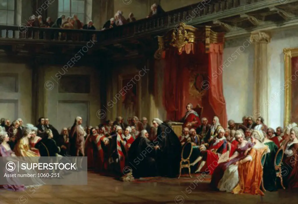 Benjamin Franklin Appearing Before the Privy Council 1867 Christian Schussele (ca.1826-1879 American) Oil on canvas The Huntington Library, Art Collections, and Botanical Gardens, San Marino, California 