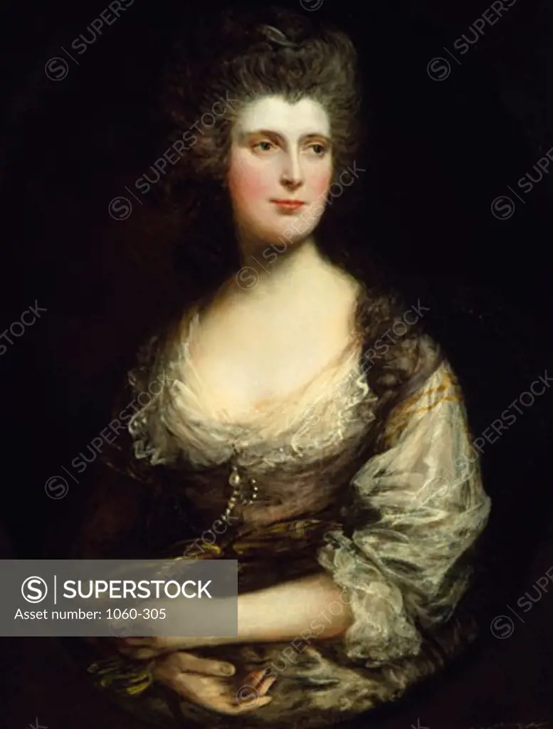 Mrs. Henry Fane, ca. 1782, Thomas Gainsborough (1727-1788 British), Oil on canvas, The Huntington Library, Art Collections, and Botanical Gardens, San Marino, California, USA