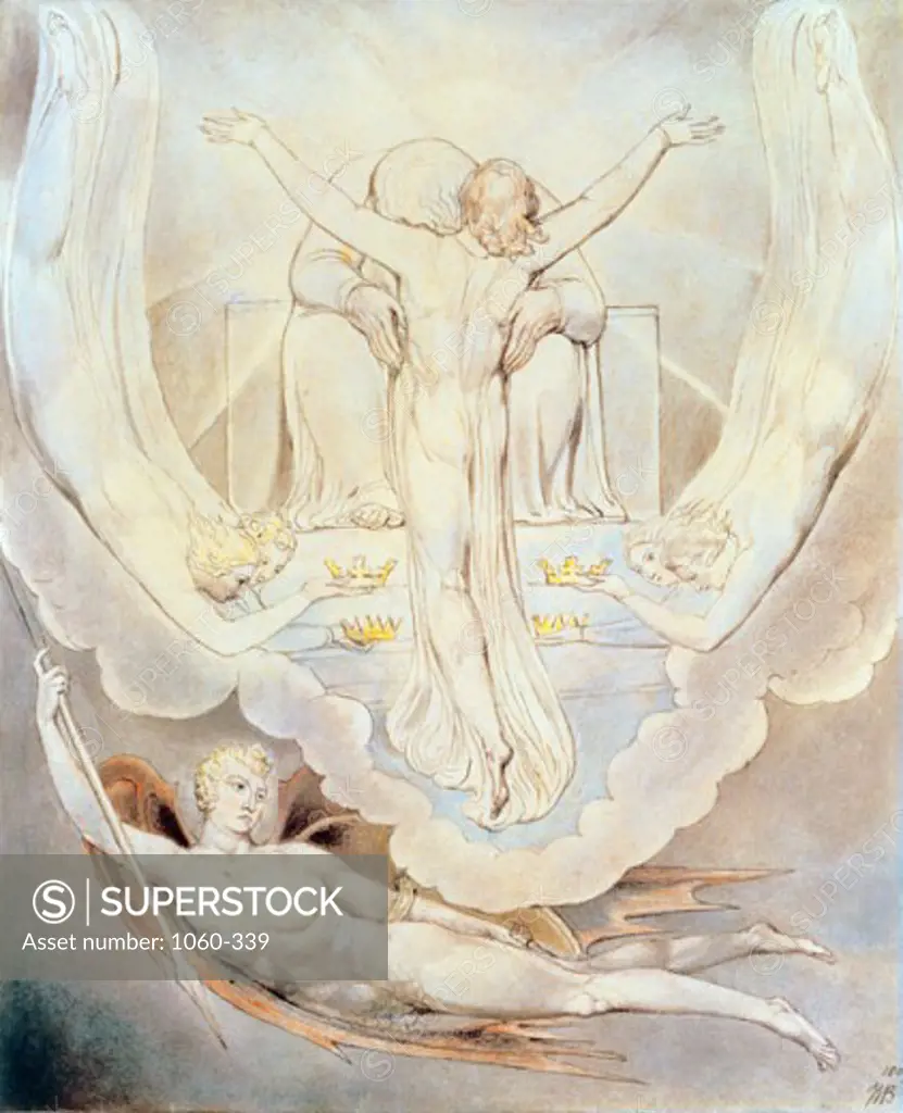 Christ Offers to Redeem Man 1807 William Blake (1757-1827 English) The Huntington Library, Art Collections, and Botanical Gardens, San Marino, California, USA