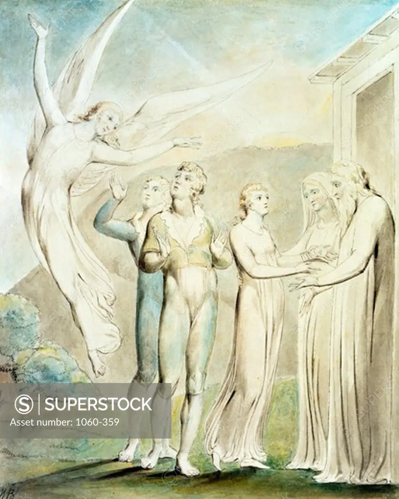 The Lady Restored to Her Parents ca. 1802 William Blake (1757-1827British) The Huntington Library, Art Collections, and Botanical Gardens, San Marino, California, USA