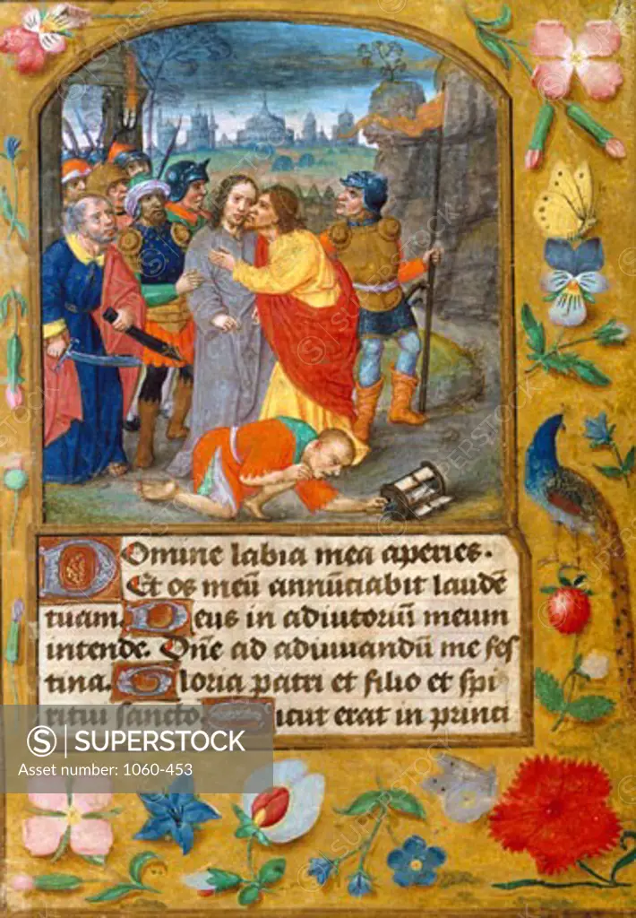 Betrayal in the Garden, Book of Hours, Manuscripts