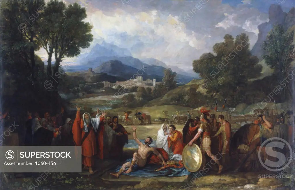 Saul before Samuel and the Prophets  1812 Oil on Canvas Benjamin West 1738-1820 American The Huntington Library, Art Collections, and Botanical Gardens, San Marino, California   