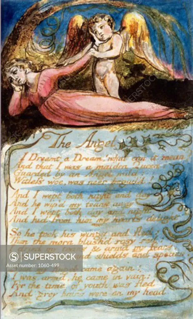The Angel From "Songs of Innocence and of Experience" William Blake (1757-1827 English) The Huntington - San Marino, California 