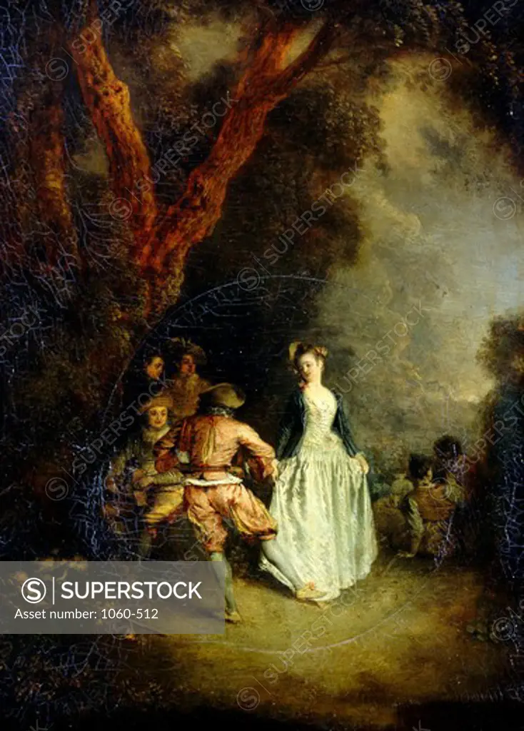 Country Dance Jean Antoine Watteau (1684-1721 French) The Huntington Library, Art Collections, and Botanical Gardens, San Marino, California 