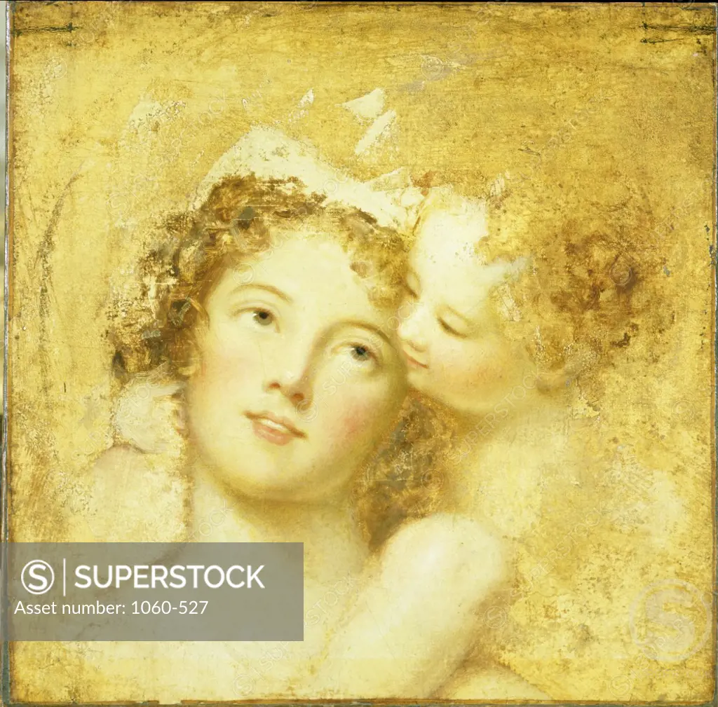 Woman and Child  c. 1810 Follower of Sir Thomas Lawrence  Oil on Canvas The Huntington Library, Art Collections, and Botanical Gardens, San Marino, California     