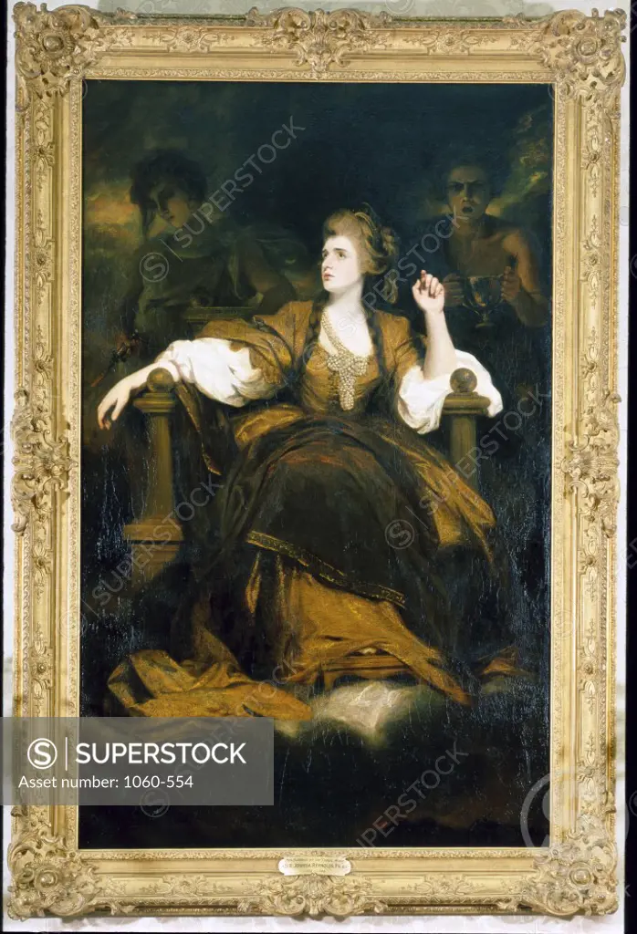 Sarah Siddons as the Tragic Muse c. 1784 Sir Joshua Reynolds (1723-1792 British) Oil on Canvas The Huntington Library, Art Collections, and Botanical Gardens, San Marino, California