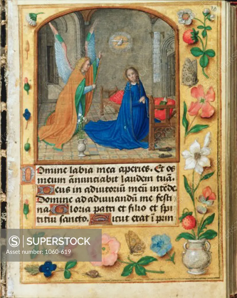 Annunciation Book of Hours Manuscripts The Huntington Library, Art Collections 