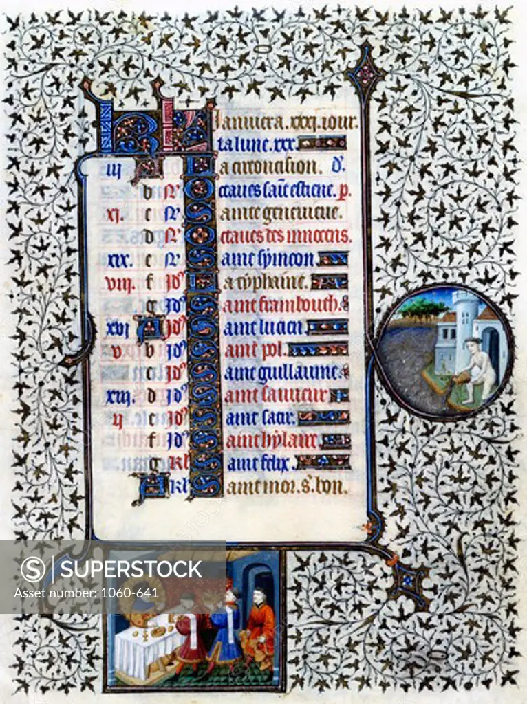 Book of Hours (French) Mid-15th C. Workshop of the Bedford Master (15th C. French) The Huntington - San Marino, California