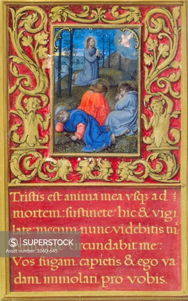 The Agony in the Garden Book of Hours (Spanish) Simon Bening (ca. 1483-1561 Netherlandish) 