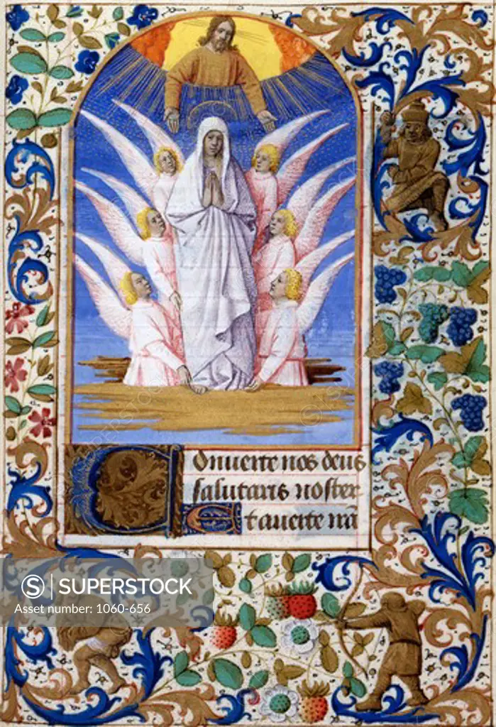 Assumption of the Virgin Book of Hours (French) Workshop of Jean Fouquet The Huntington Library, Art Collections 