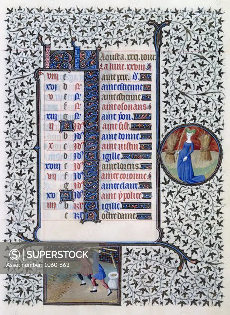 Book of Hours (French), Mid-15th C., Workshop of the Bedford Master (15th C. French), The Huntington - San Marino, California