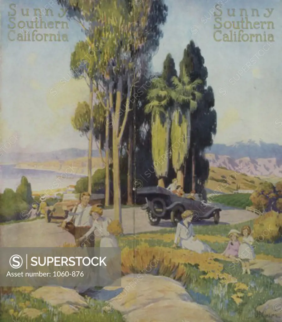 Sunny Southern California Promotional Literature Posters 