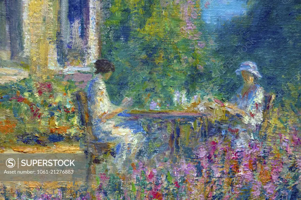 Impressionist garden Composition (detail)