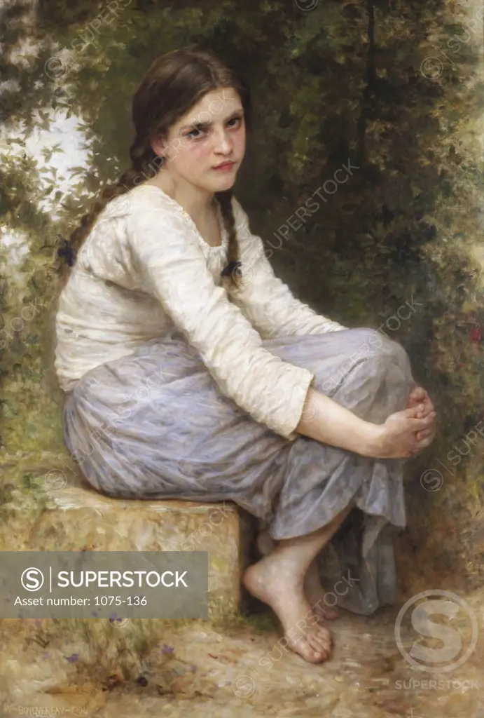 Day Dreams  Adolphe William Bouguereau (1825-1905/French)  Oil on Canvas  The Cummer Museum of Art and Gardens, Jacksonville, Florida 