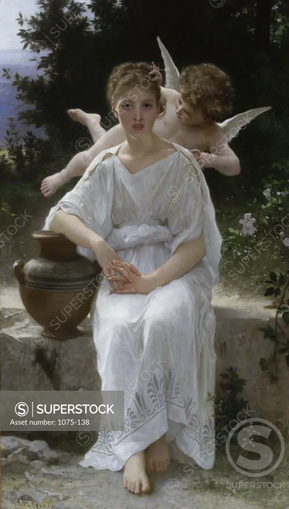 Young Love  William-Adolphe Bouguereau (1825-1905/ French) Oil on Canvas The Cummer Museum of Art and Gardens, Jacksonville, Florida 