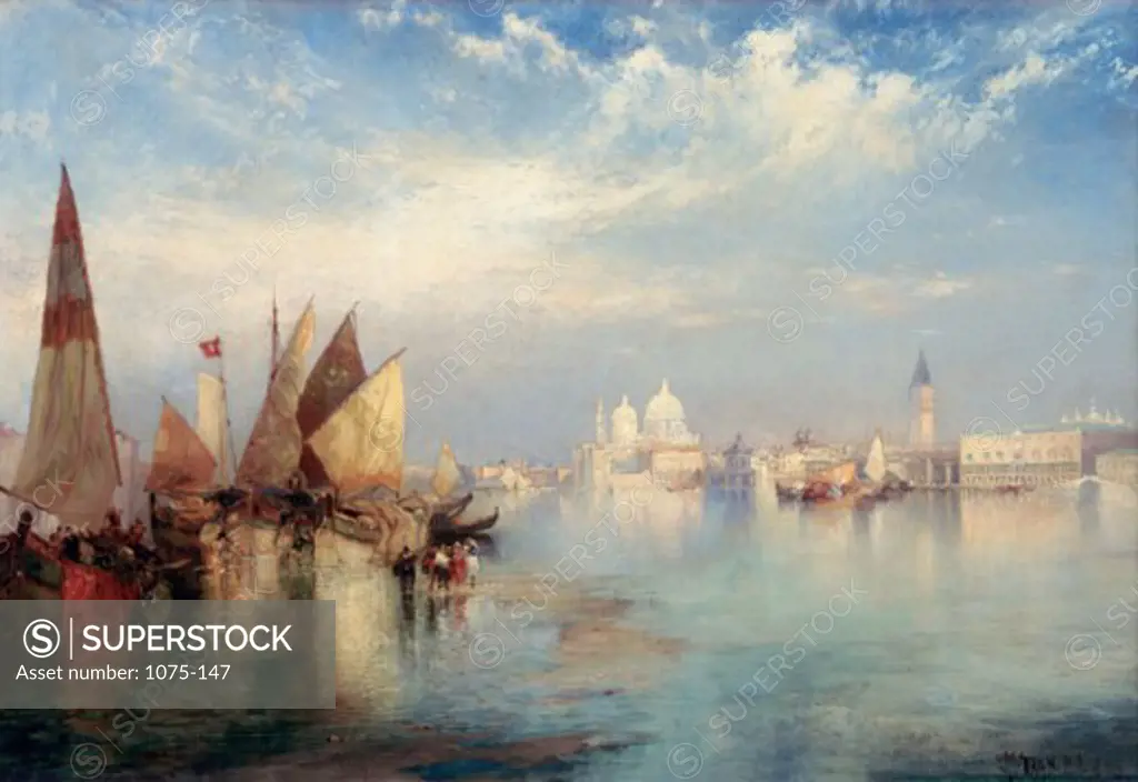 Doge's Palace, Grand Canal 1898 Thomas Moran (1837-1926/American) Oil on Canvas The Cummer Museum of Art and Gardens, Jacksonville, Florida, USA