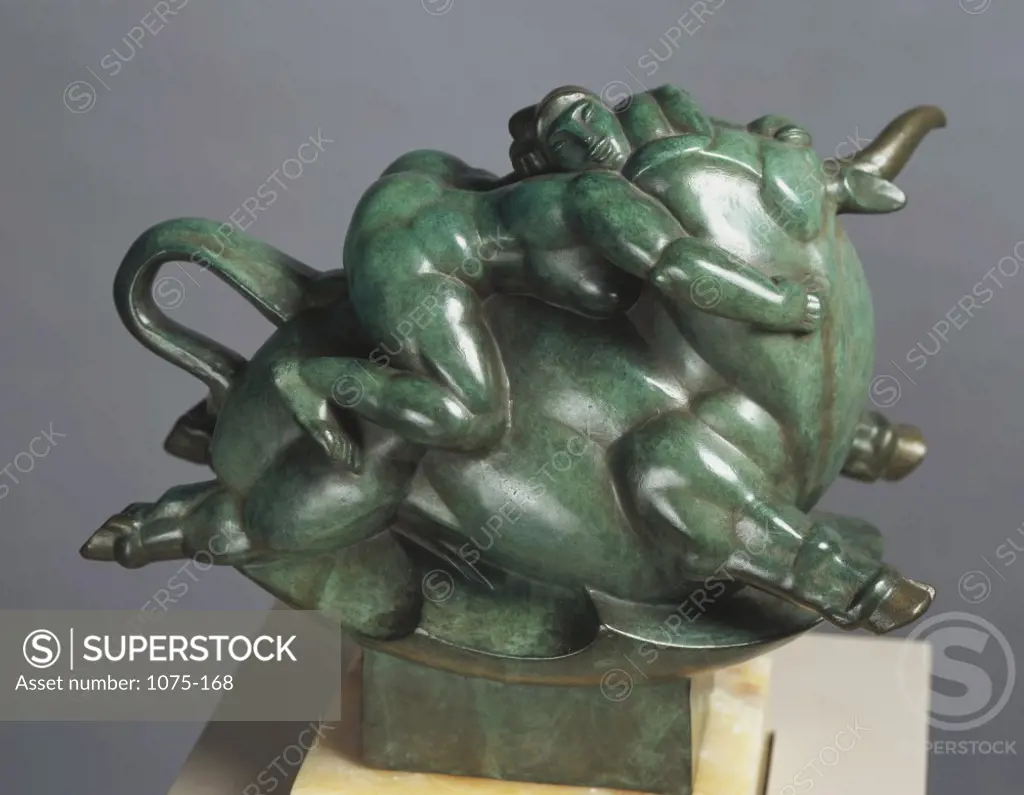 Europa by Albert Wein, bronze sculpture