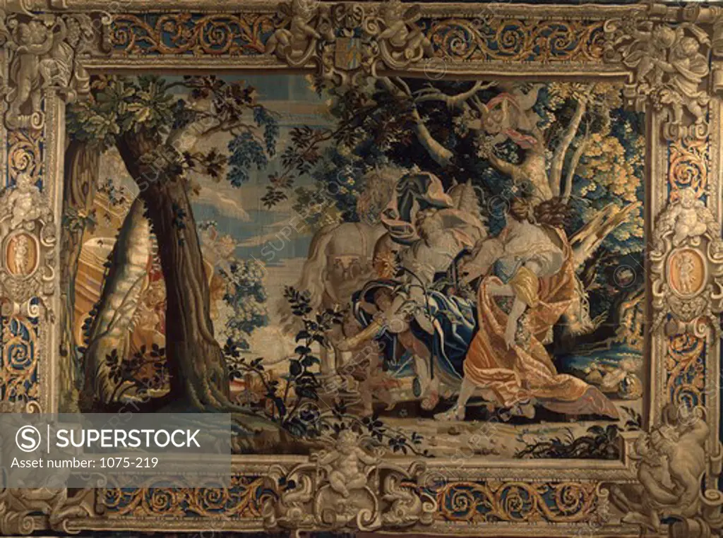 Armida and Rinaldo,  after Designs by Simon Vouet,  tapestry,  USA,  Florida,  Jacksonville,  The Cummer Museum of Art and Gardens