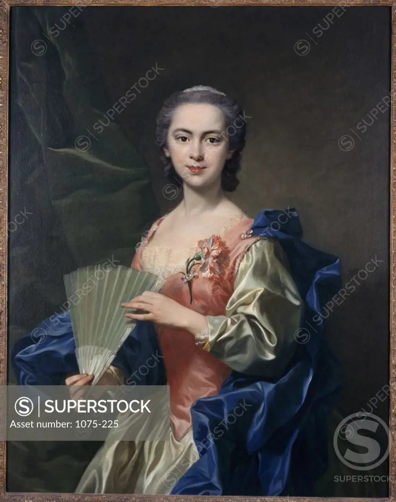 Portrait of a Lady, a Member of the Normand Family  Oil on Canvas  Louis Micheal van Loo (1707-1771/French)  The Cummer Museum of Art and Gardens, Jacksonville, Florida 