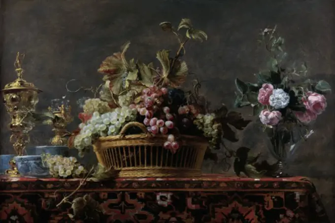 Still Life with Basket of Grapes Frans Snyder (1579-1657/Flemish) The Cummer Museum of Art and Gardens 
