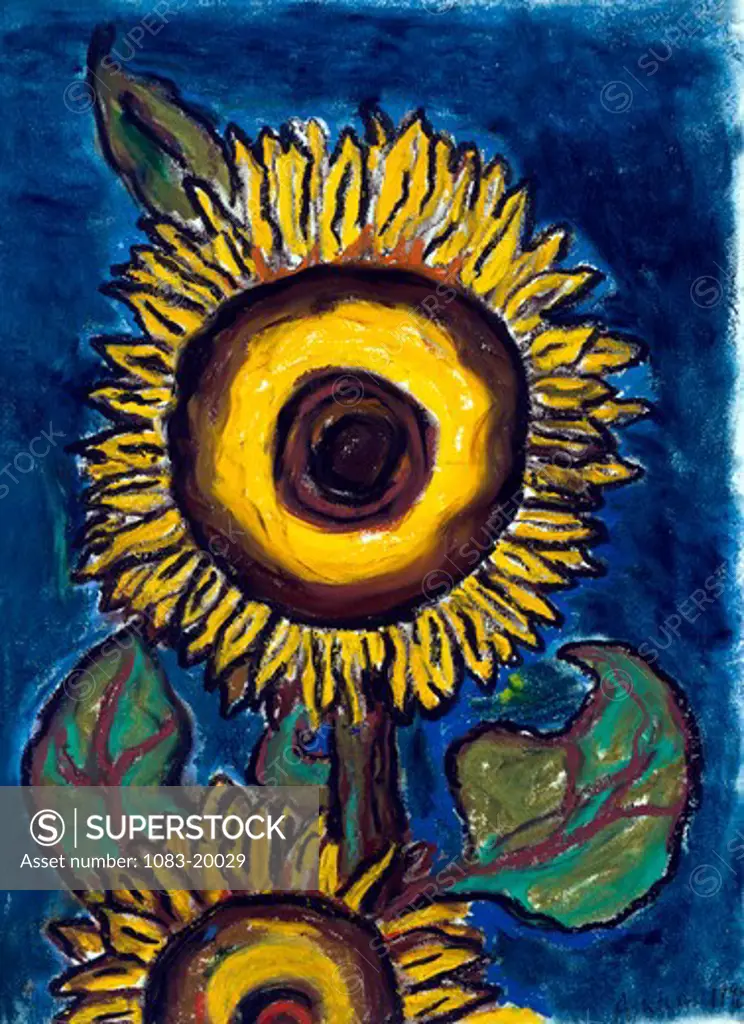 Sunflower II,  by Ashton Hinrichs,  20th Century